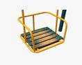 Playground Metal Swing 01 3Dモデル