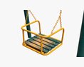 Playground Metal Swing 02 3D 모델 