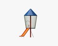 Playground Rocket Small 3D-Modell