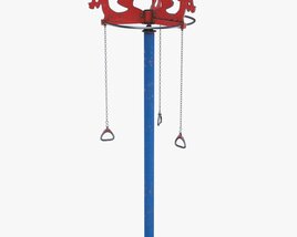 Pole Rope Swing 3D модель