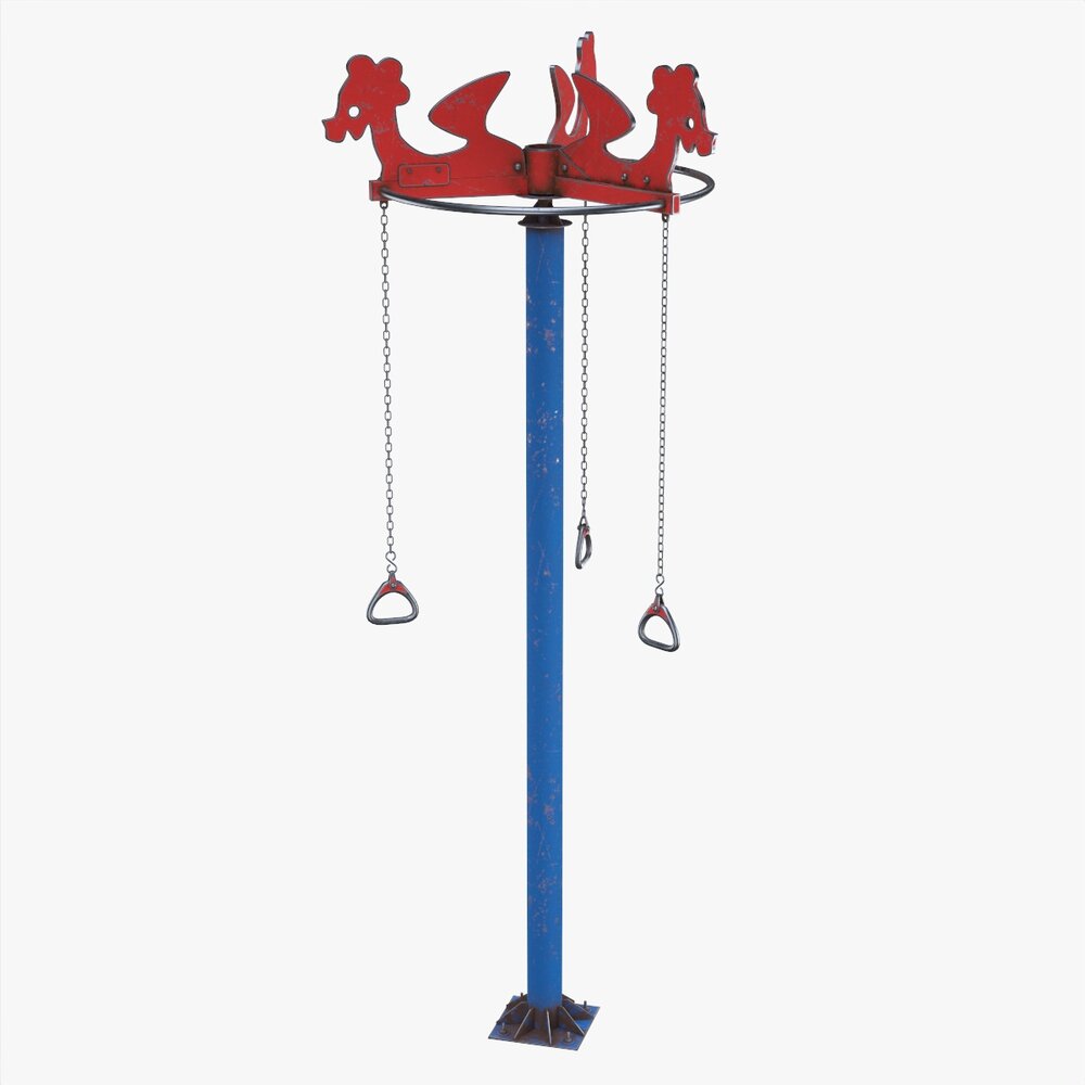 Pole Rope Swing 3D model