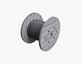 Steel Cable Reel 3Dモデル