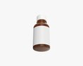 Medicine Small Glass Bottle Mockup 03 3D 모델 