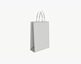 White Paper Bag With Handles 01 3D-Modell