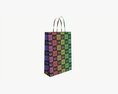 White Paper Bag With Handles 01 Modello 3D