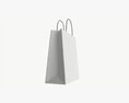 White Paper Bag With Handles 03 3D модель