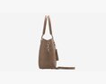 Women Summer Shoulder Bag Light Brown 3D модель