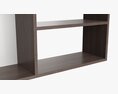 Wooden Suspendable Shelf 03 Modèle 3d