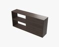 Wooden Suspendable Shelf 04 Modello 3D