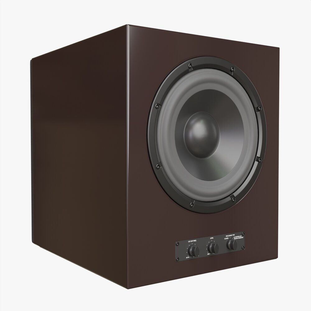 Active Subwoofer 3Dモデル
