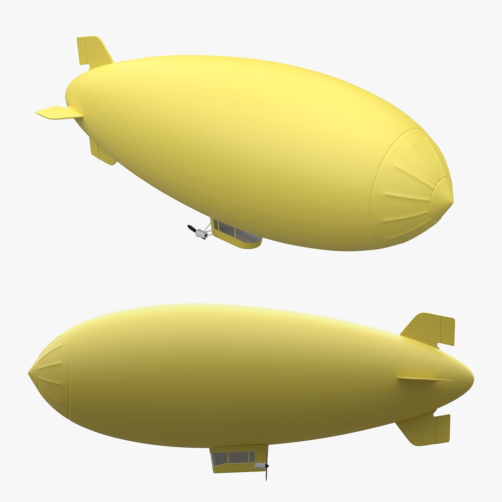 Airship 01 3D 모델 