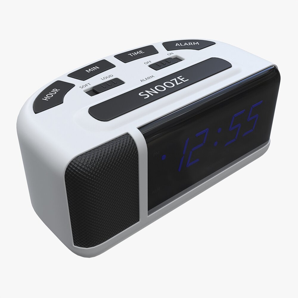 Alarm Clock 02 Modern 3D модель