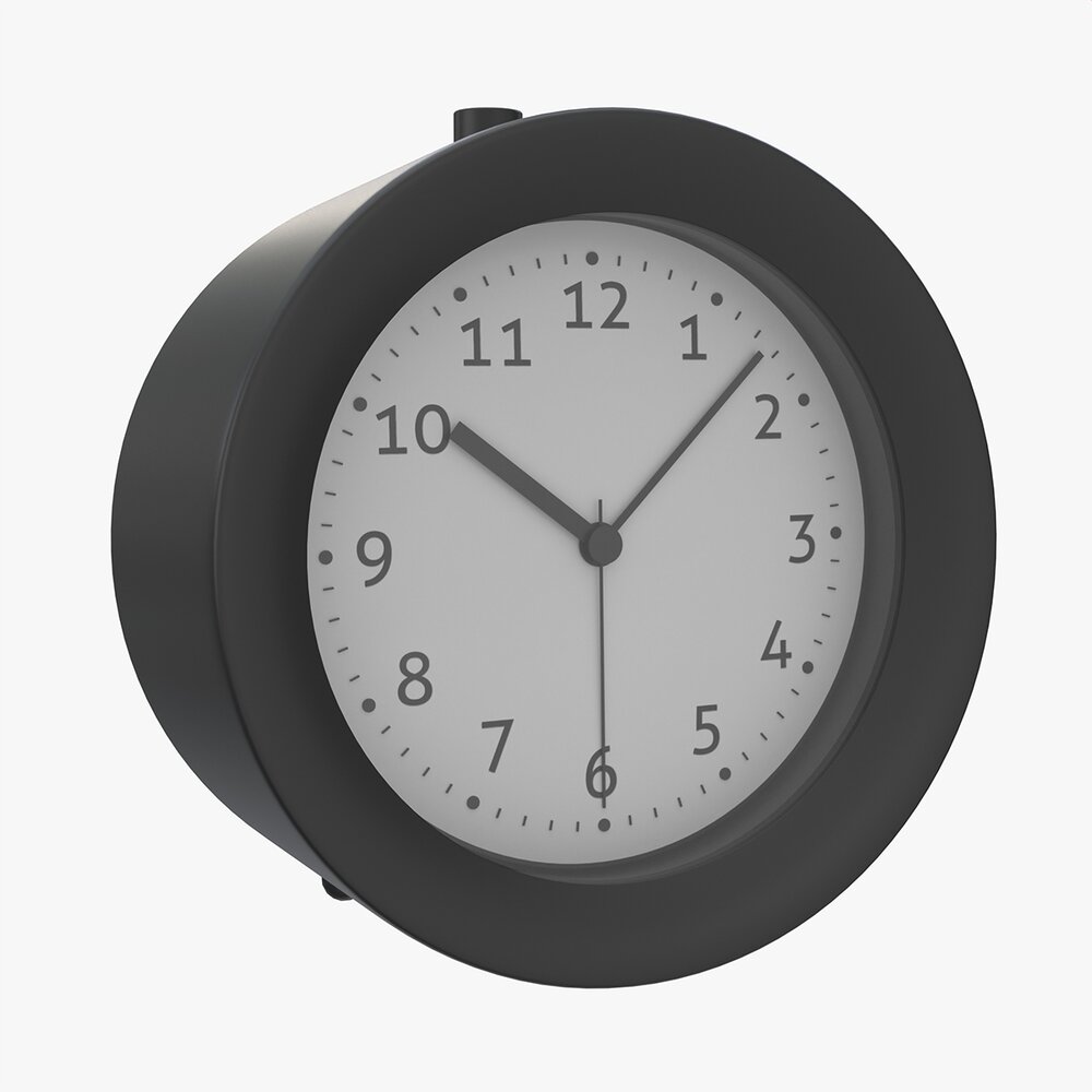 Alarm Clock 05 Modern Modello 3D