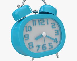 Alarm Clock 06 Classic - Mixed UVs 3D model