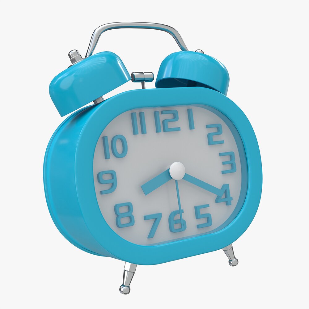 Alarm Clock 06 Classic - Mixed UVs 3D-Modell