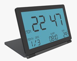 Alarm Clock 07 Modern Modelo 3d