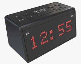 Alarm Clock 08 Modern Modello 3D