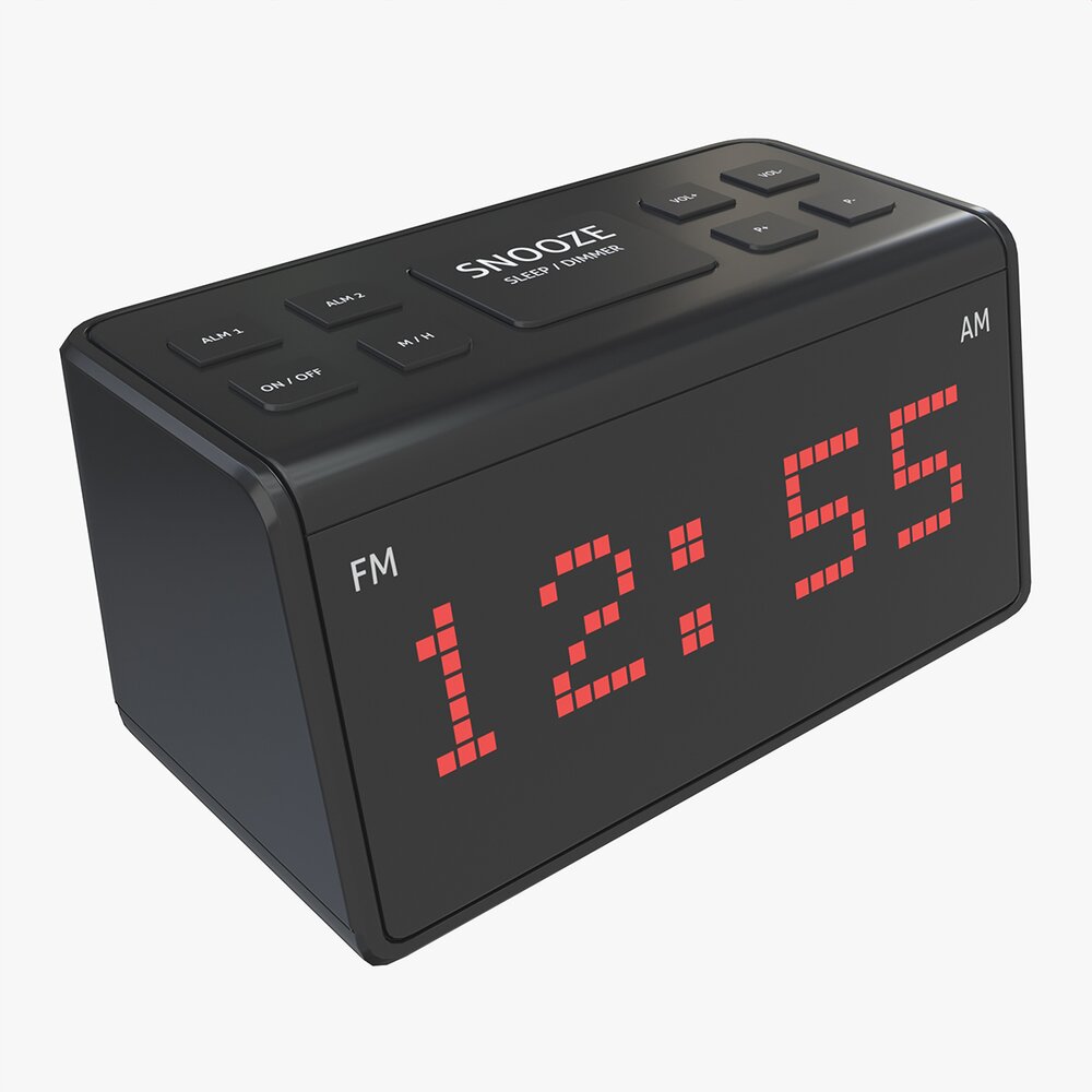 Alarm Clock 08 Modern 3Dモデル