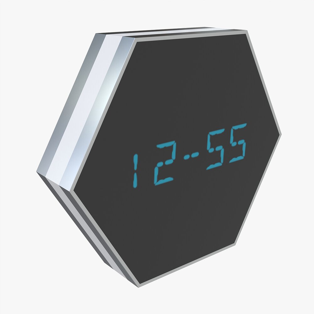 Alarm Clock 09 Modern Modèle 3D