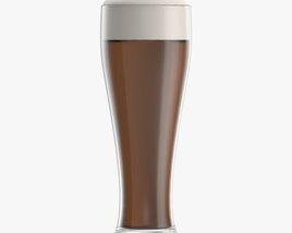 Beer Glass With Foam 02 3D 모델 