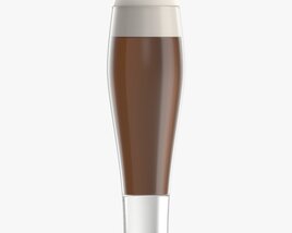 Beer Glass With Foam 04 3Dモデル