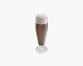 Beer Glass With Foam 04 3D-Modell