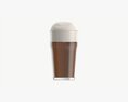 Beer Glass With Foam 05 3D-Modell
