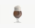 Beer Glass With Foam 07 Modello 3D