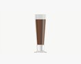 Beer Glass With Foam 08 3d model