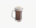 Beer Mug With Foam 02 3D 모델 