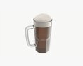 Beer Mug With Foam 04 Modelo 3D