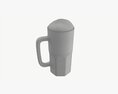 Beer Mug With Foam 04 Modèle 3d