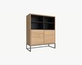 Cabinet With Shelves 01 Modelo 3D