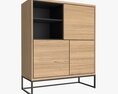 Cabinet With Shelves 02 3Dモデル
