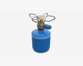 Camping Gas Stove With Cartridge Mockup 01 3D模型