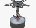 Camping Gas Stove With Cartridge Mockup 02 3D模型
