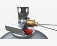 Camping Gas Stove With Cartridge Mockup 02 Modello 3D