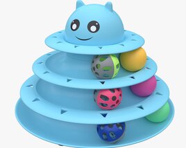Cat Toy Roller Turntable 3Dモデル