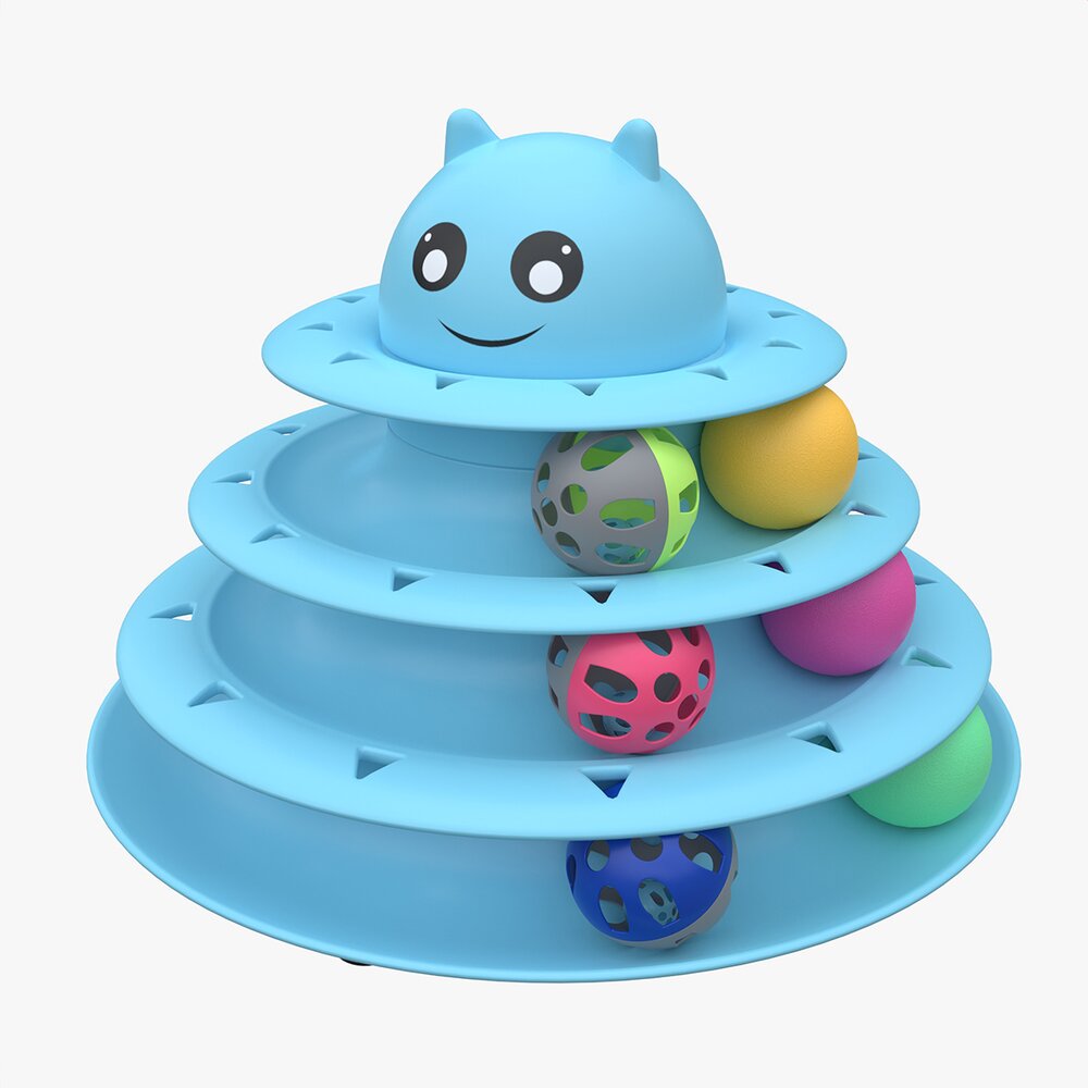 Cat Toy Roller Turntable 3D model