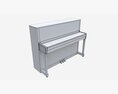 Digital Piano 02 Closed Lid 3D-Modell