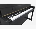 Digital Piano 02 Open Lid 3D 모델 
