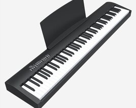 Digital Piano 03 3D 모델 