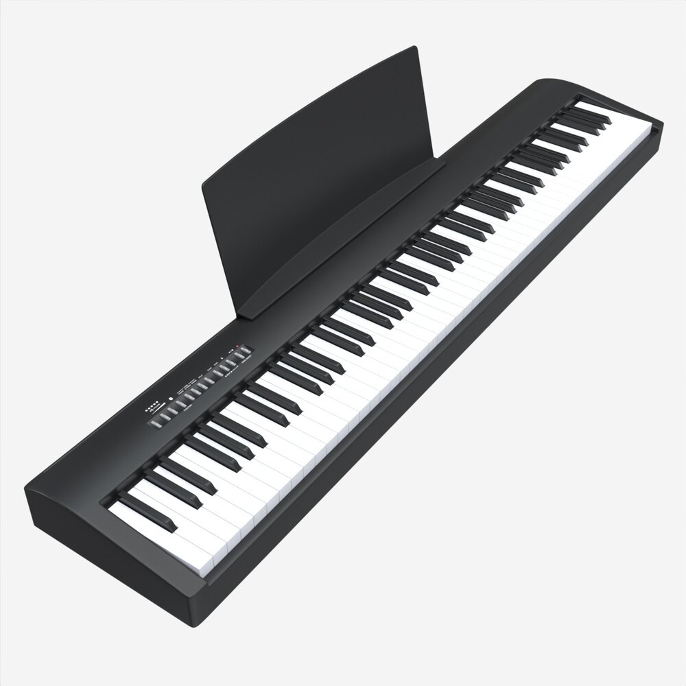 Digital Piano 03 3D-Modell