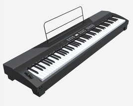 Digital Piano 04 3Dモデル