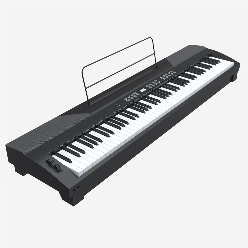 Digital Piano 04 3D 모델 