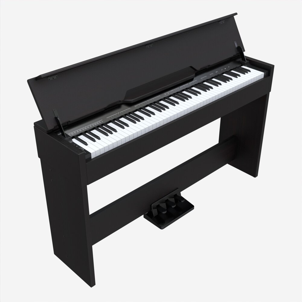 Digital Piano 05 3D 모델 