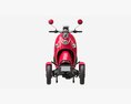 Electric Mobility Scooter 4 Wheeled 3D 모델 