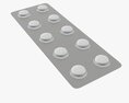 Pills In Blister Pack 04 Modelo 3d