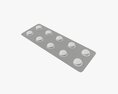 Pills In Blister Pack 04 Modelo 3d