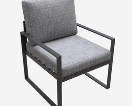 Garden Chair Leipzig 3D 모델 